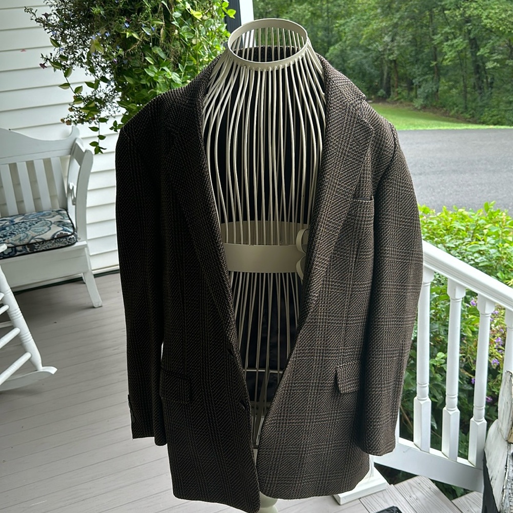 Brown tweed
